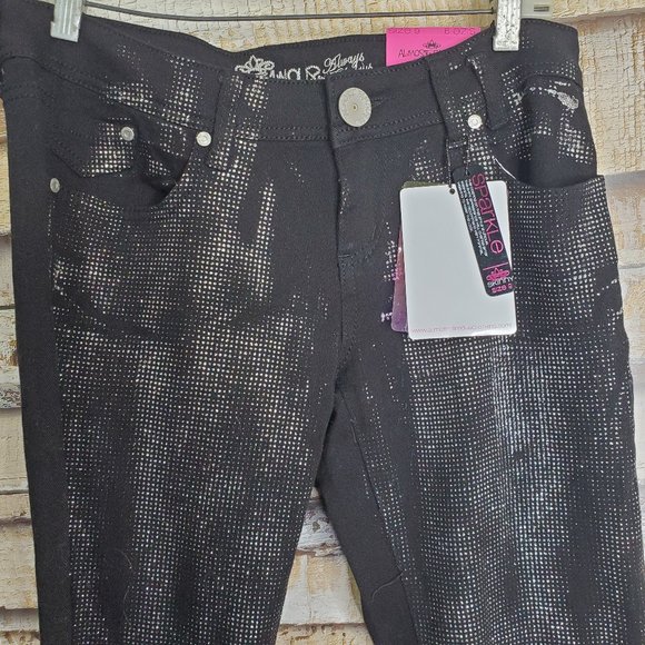 Almost Famous Sparkle Skinny Jeans - Picture 2 of 5
